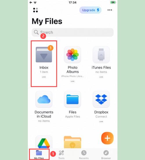 Accessing SaveClip Downloads in Readdle: Accessing the 